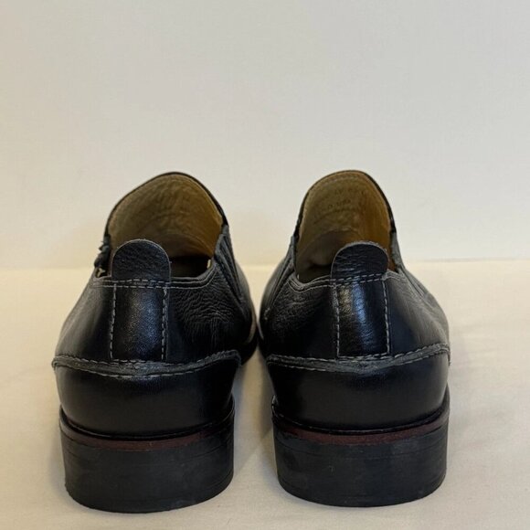 Sandro Shoes M 11.5D Casual Loafers Dress 220066 Black Leather Slip On Low Top main image 4